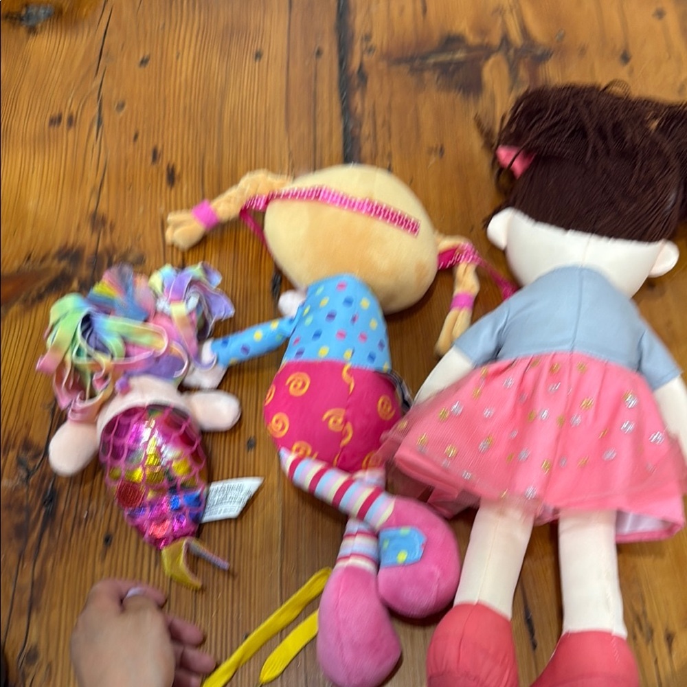 plush dolls set or 3 - Picture 4 of 6